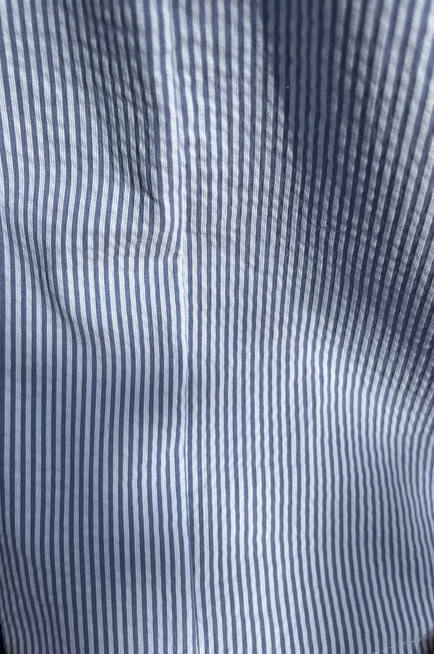 Kimono Camicia a righe Azzurra