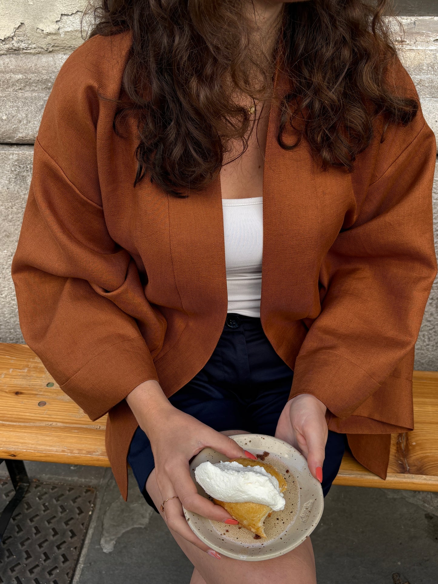 Kimono lino Mogano