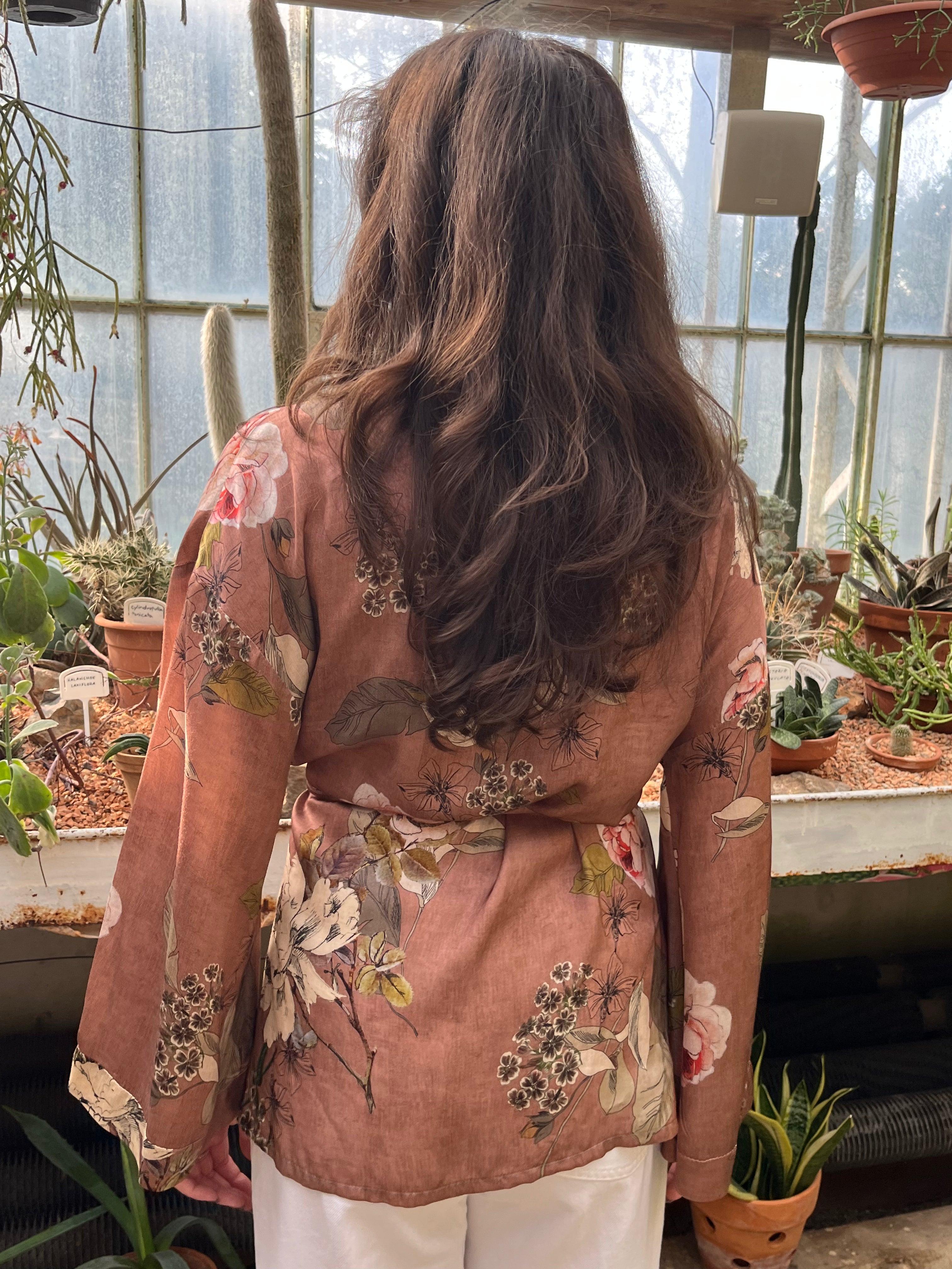 Kimono con il laccetto rosa antico