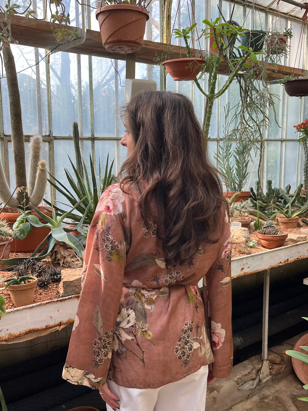 Kimono con il laccetto rosa antico