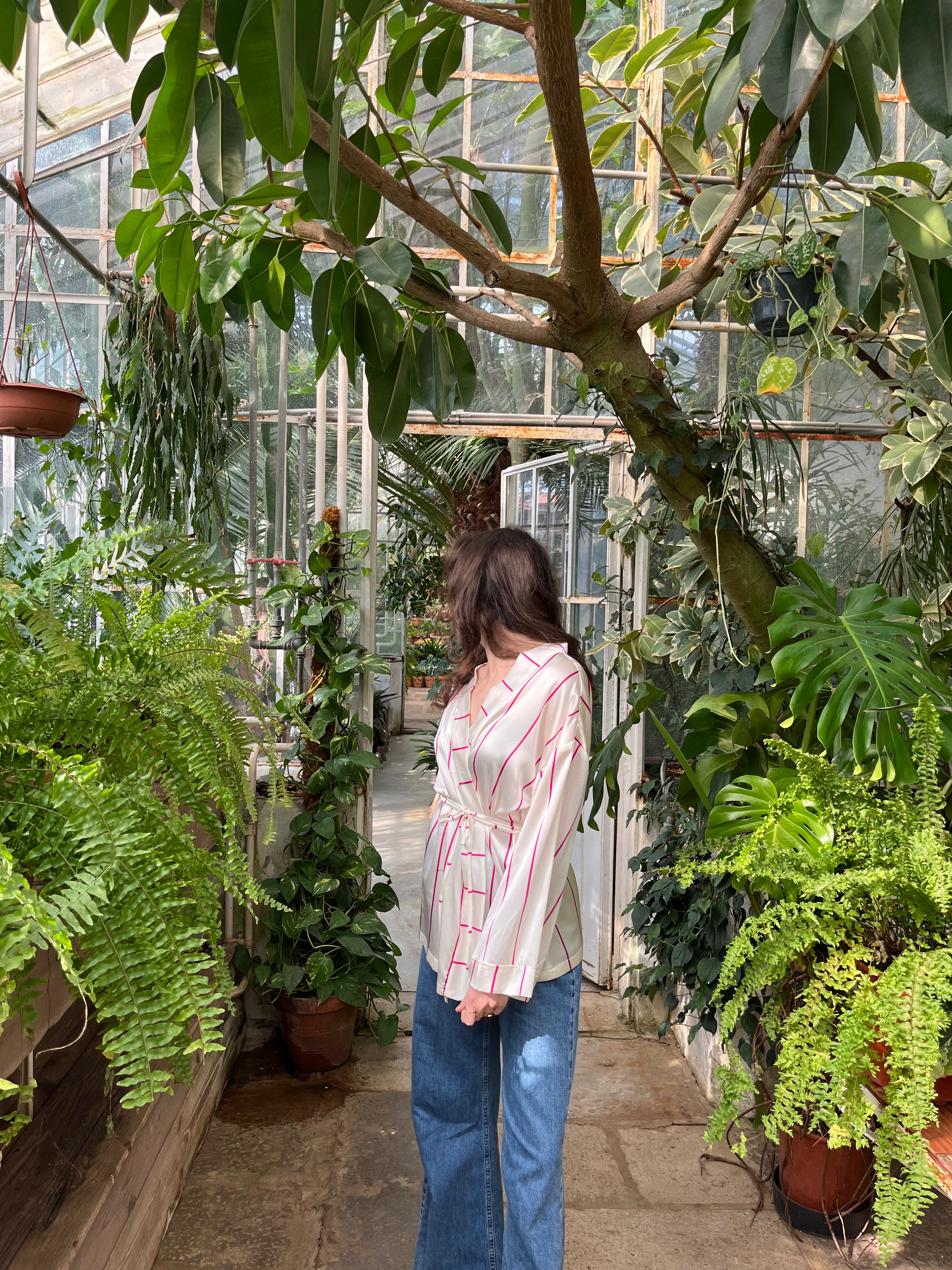 Kimono in seta Camelia