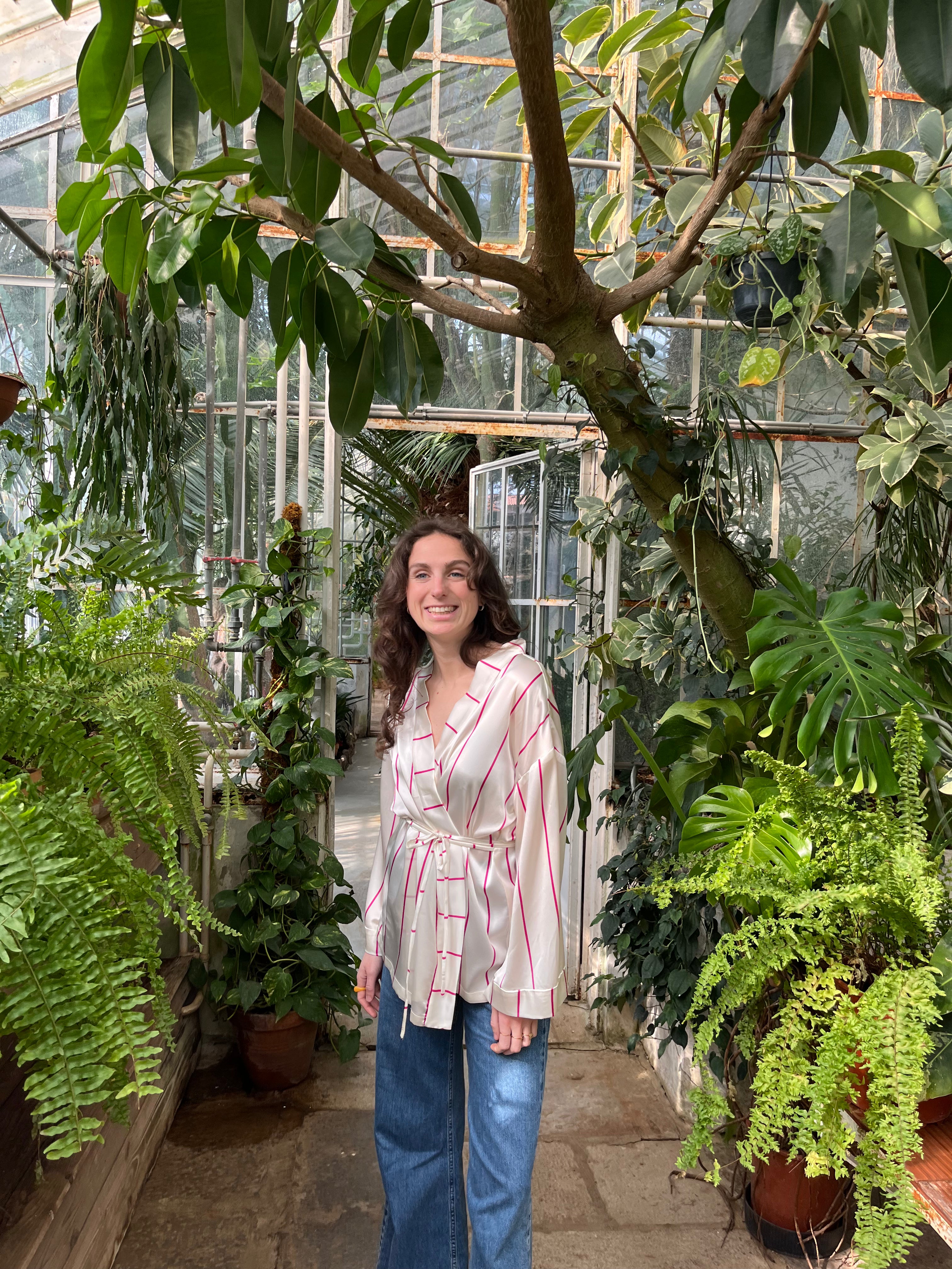 Kimono in seta Camelia
