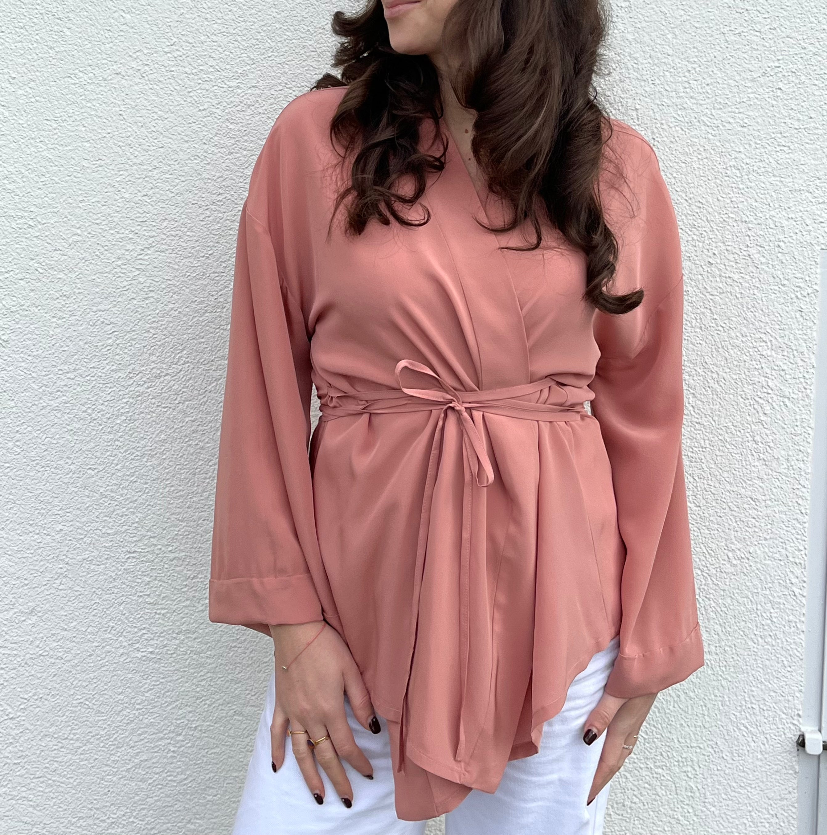 Kimono in seta Primula