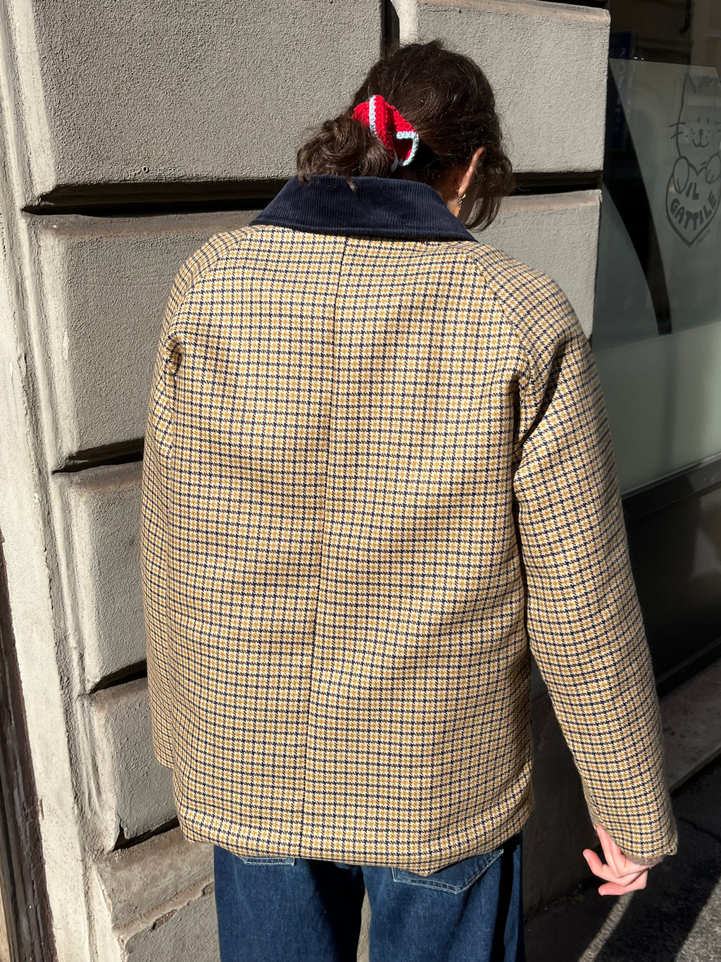 Giacchetta in lana Quadri Sole