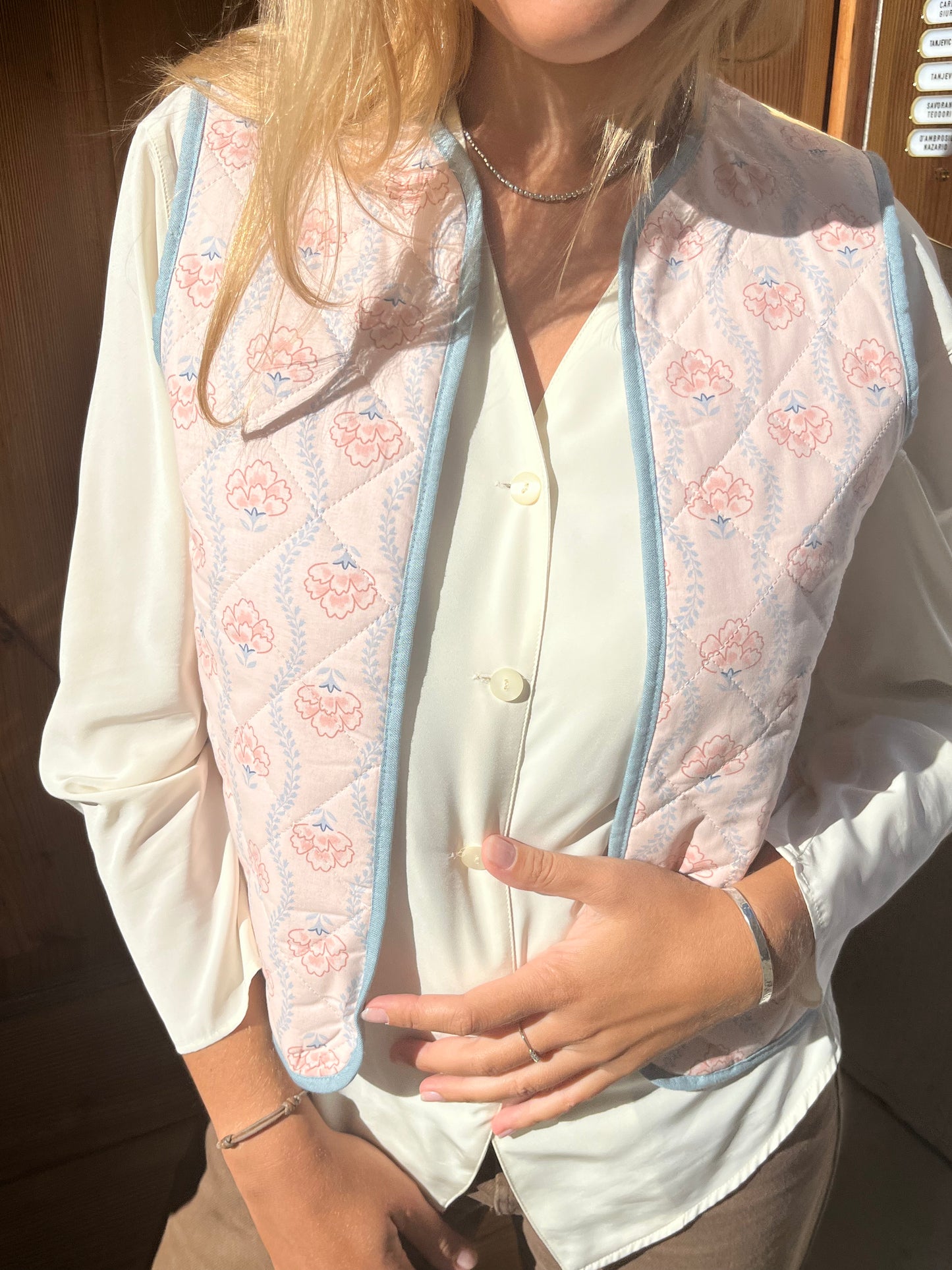 Smanicato rosa e azzurro