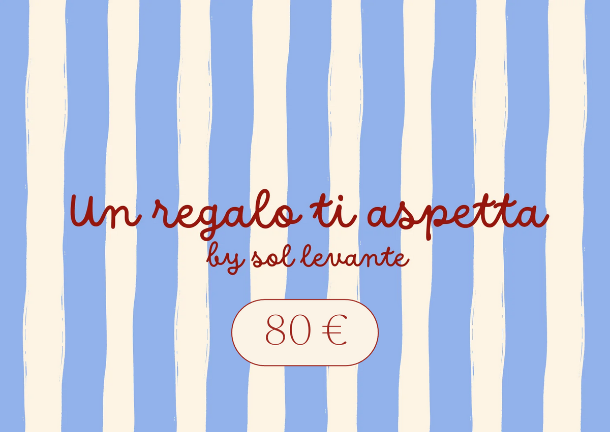 Gift card Sol Levante da 80 €